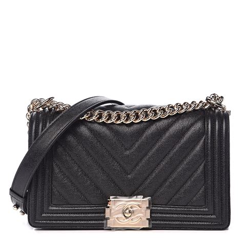 chanel boy caviar price|CHANEL Caviar Chevron Quilted Medium Boy Flap Light  .